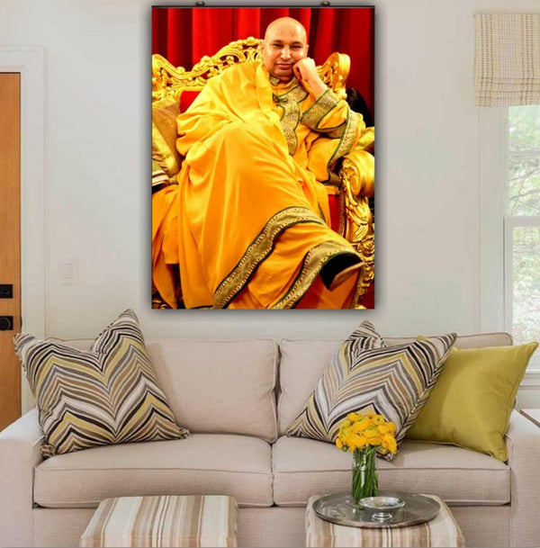 Eurotex Jai Guru ji, Canvas Printed, Wall Painting for Living Room