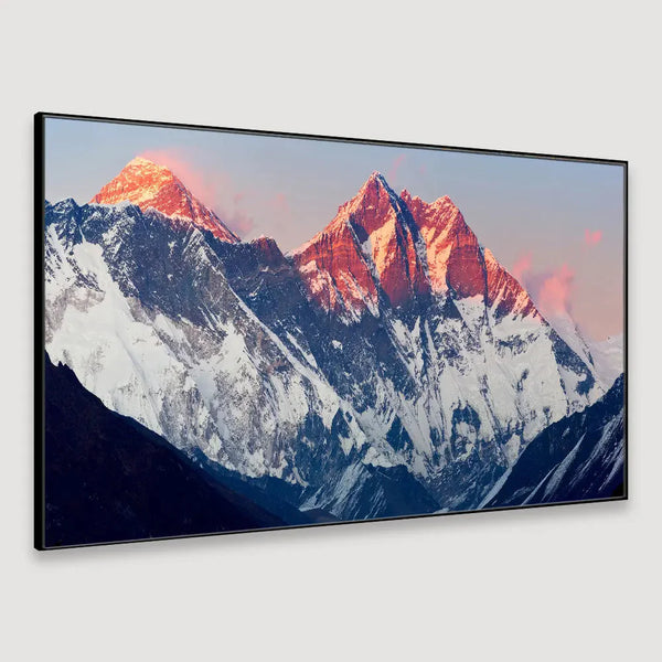 Eurotex Everest And Lhotse At Sunset, Big Panoramic Beautiful, Canvas Painting