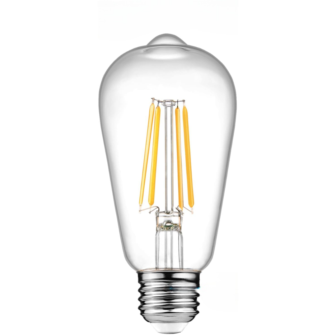 Eurotex 4W Base Filament Bulbs, Warm White, E27 E26 Bulb