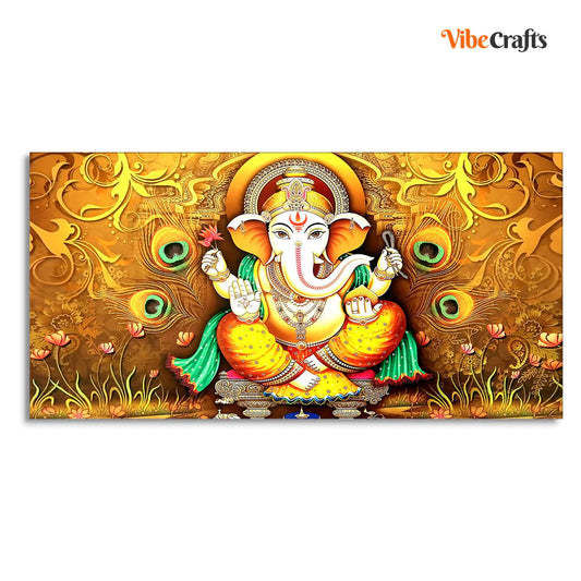 Eurotex Vignaharta Ganesh, Canvas Printed, Premium Wall Painting For Living Room Eurotex