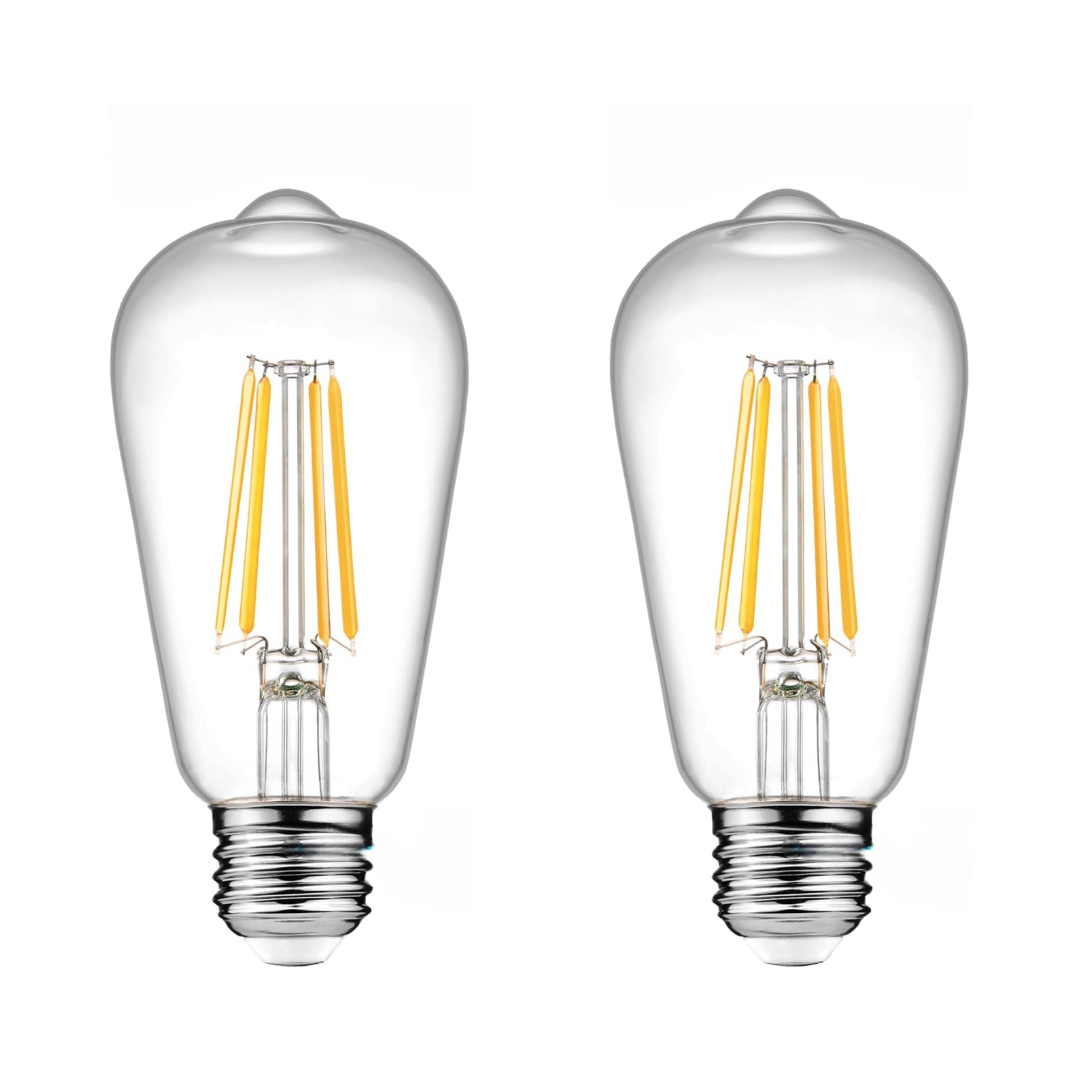Eurotex 4W Base Filament Bulbs, Warm White, E27 E26 Bulb