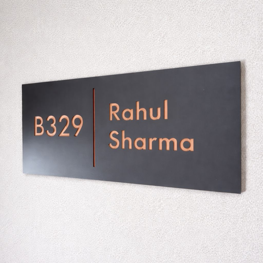 Eurotex Custom Name Plate for Home