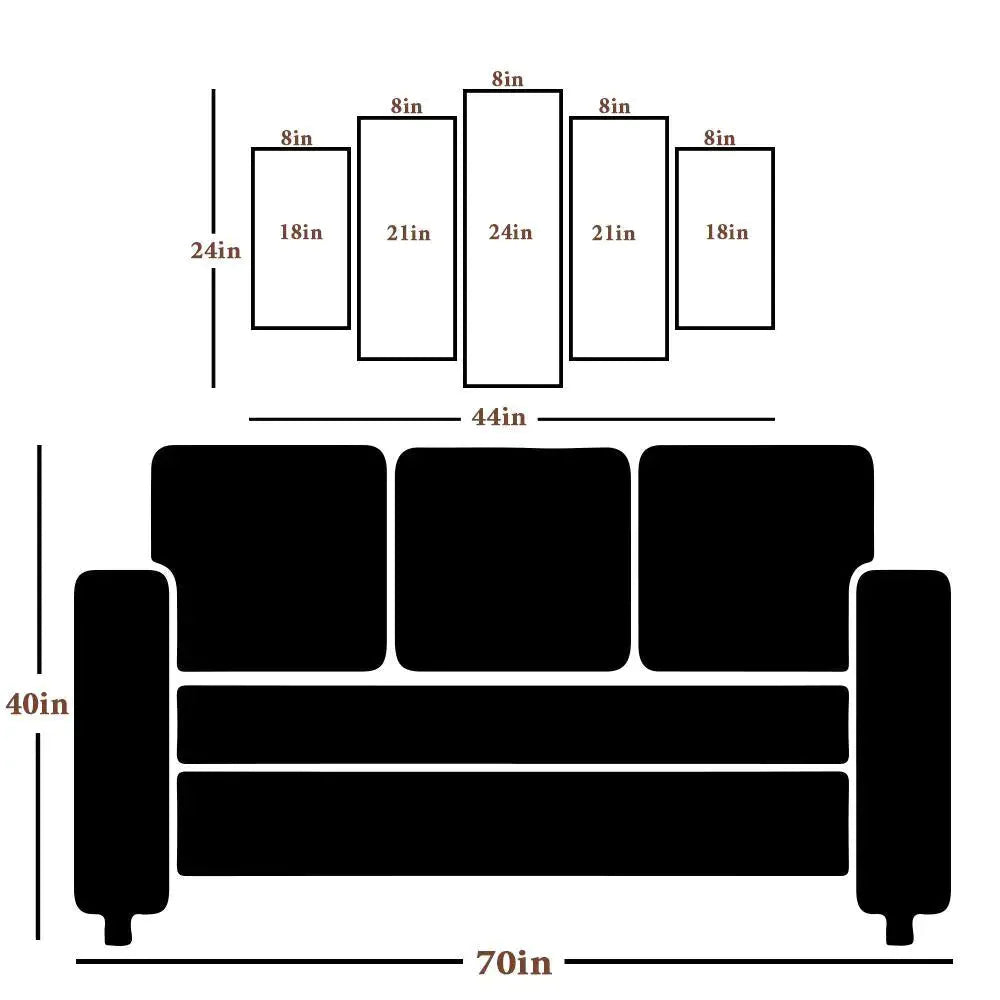 Eurotex Modern Islamic Calligraphy, Canvas Printed, Home Wall Painting Eurotex
