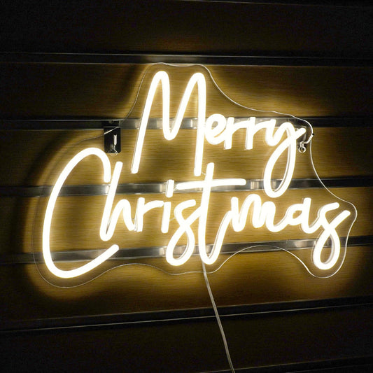 merry christmas neon lights