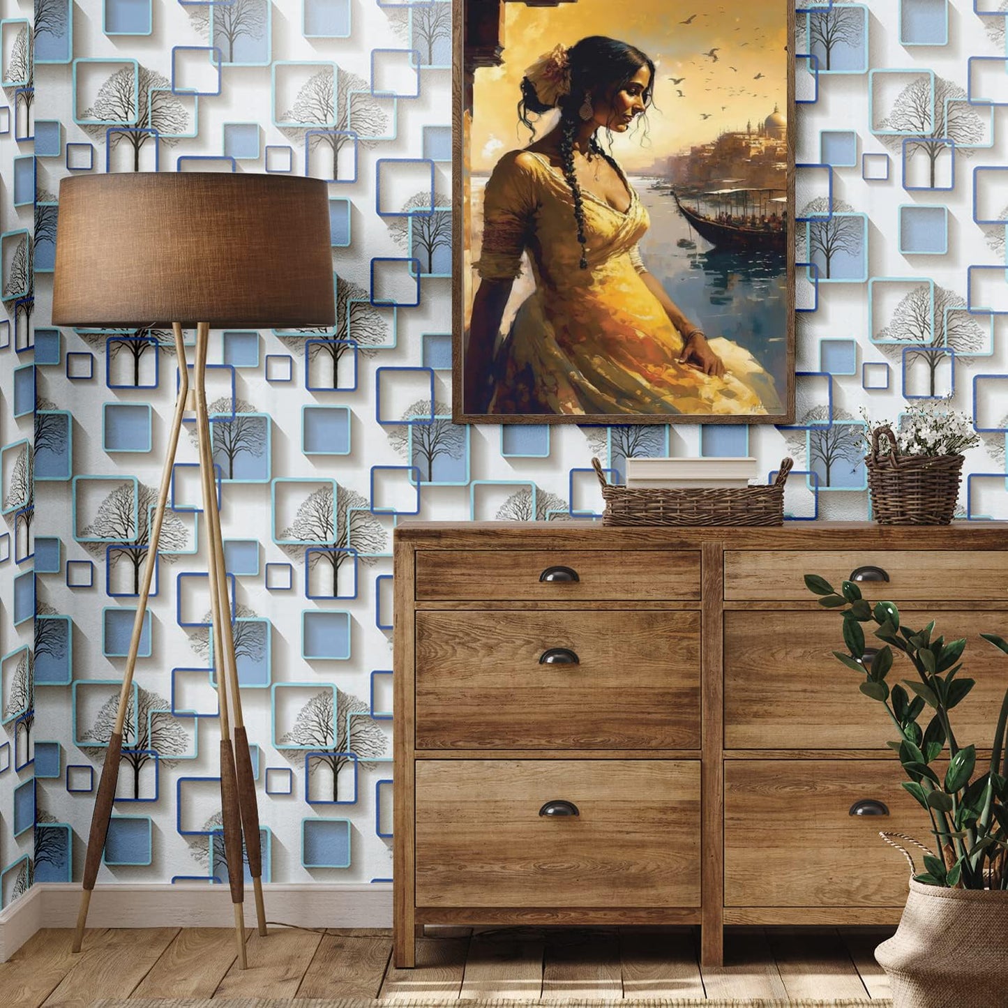 adhesive wall paper