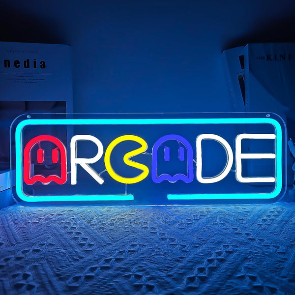 Arcade Gaming Custom Neon Signboard | Create Your Own LED Neon Letters