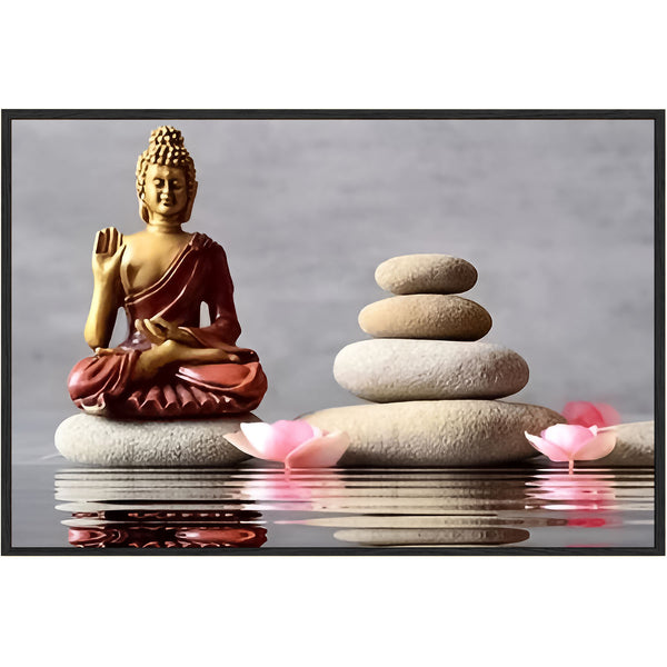 Eurotex Buddha Design 4, Canvas Printed, Wall Art & Paintings