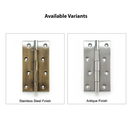 Premium Door Butt Hinges, Stainless Steel