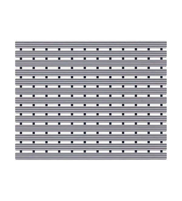 Freddy Premium Shower Anti Slip Mat for Bathroom Floor, Striped Anti Skid, Stand up mat for Bath, Kitchen, Anti Bacterial (1.5ft x 2ft) - Also Available in 5 Meter Roll (Taupe)