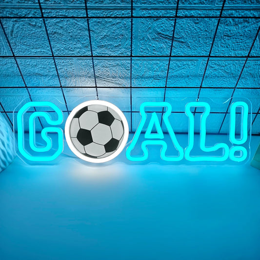 GOAL! Football LED Neon Sign