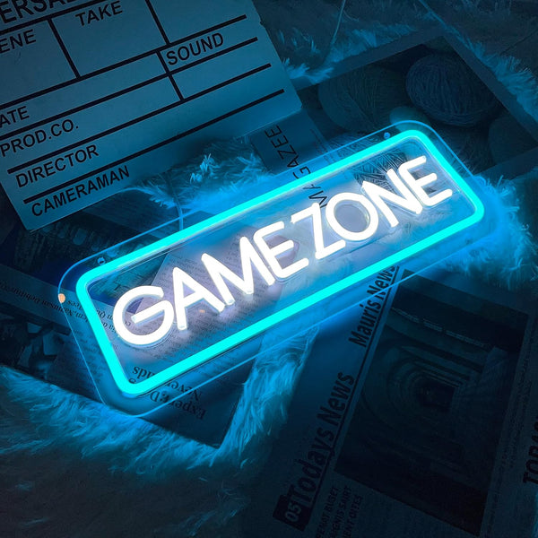 Gamezone Neon Lights Custom India | Premium Neon Sign Boards for Businesses