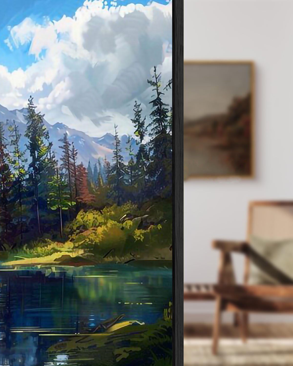 wall painting for living room