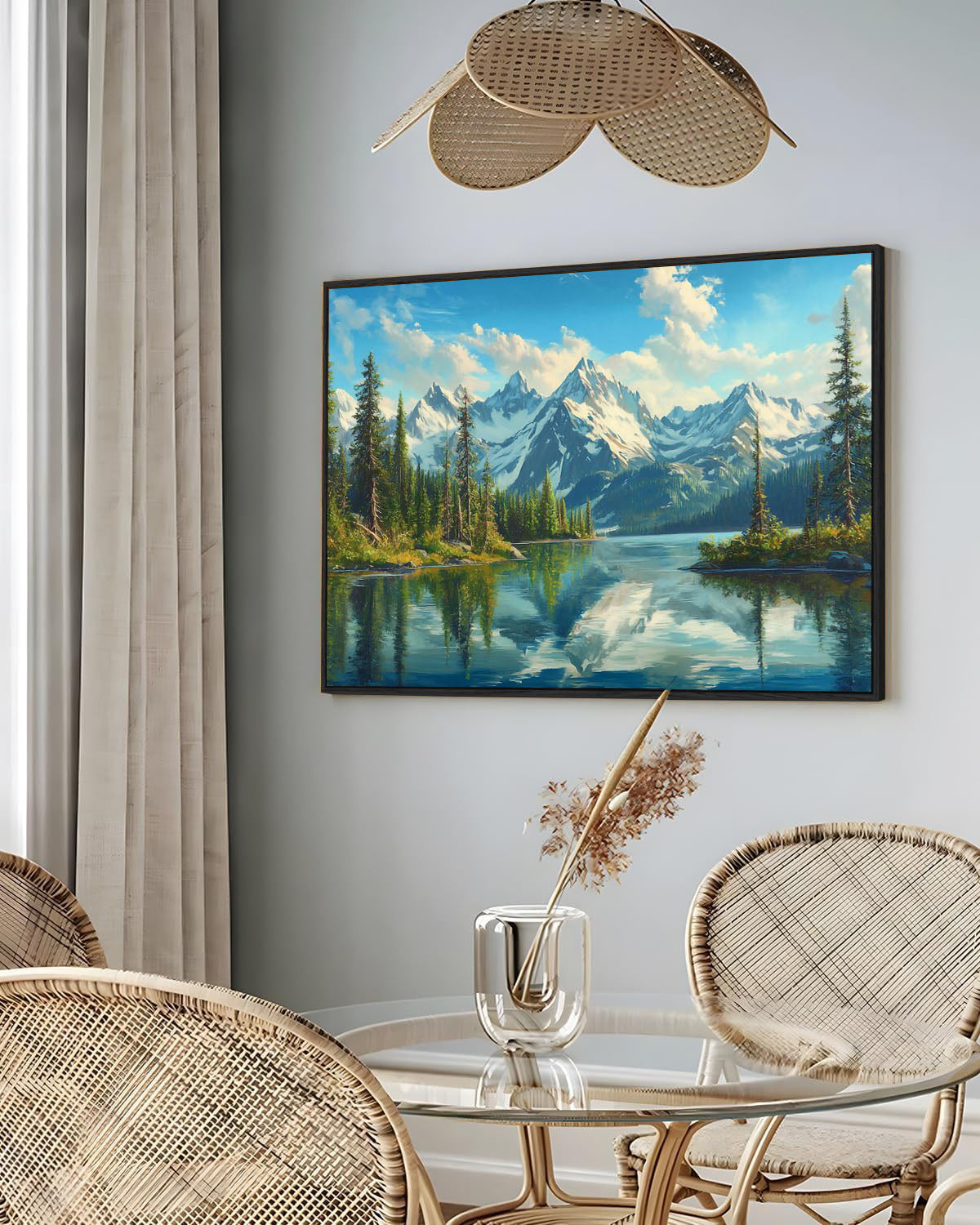 wall painting for drawing room