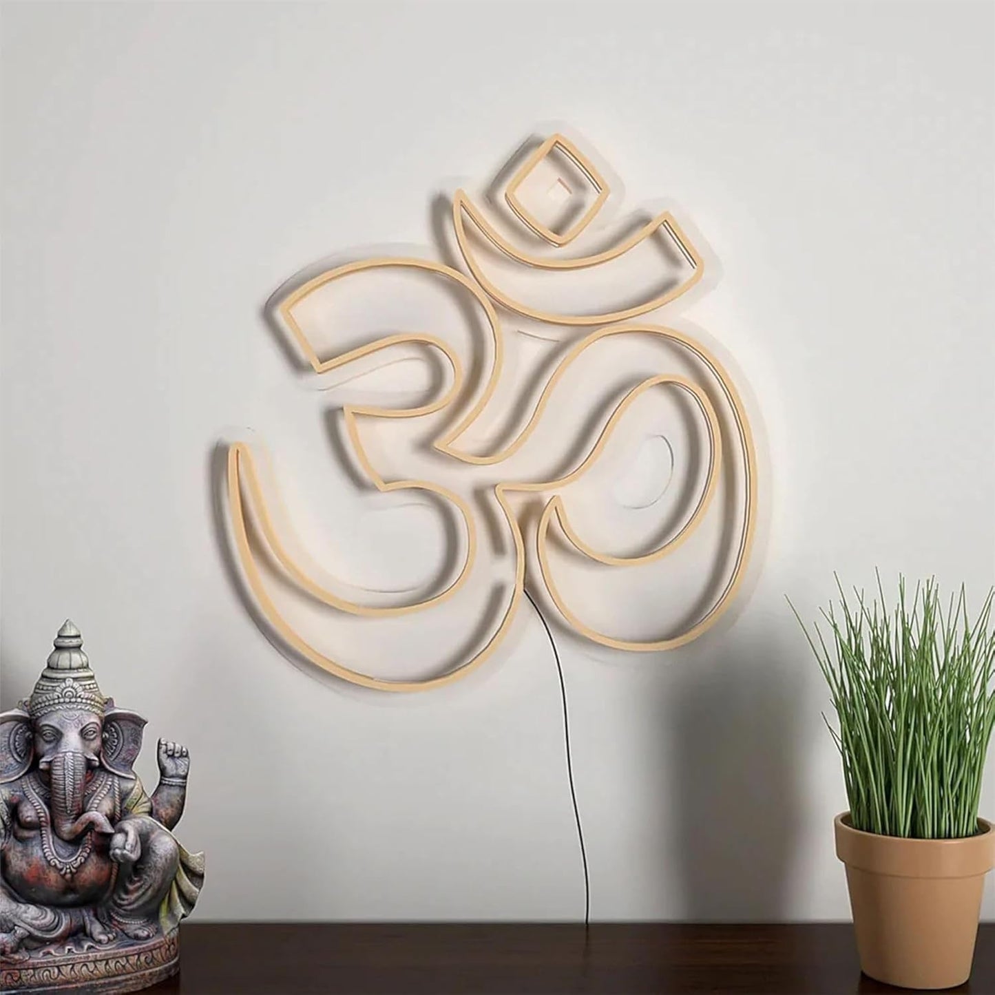 Om neon sign