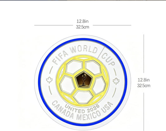 World Cup 2026 Soccer Ball LED Neon Sign