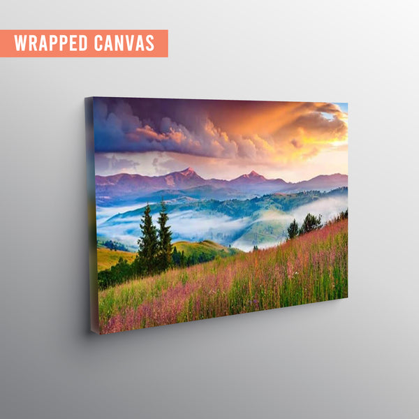 Eurotex Sunset Scenery, Canvas Printed, Wall Art & Paintings