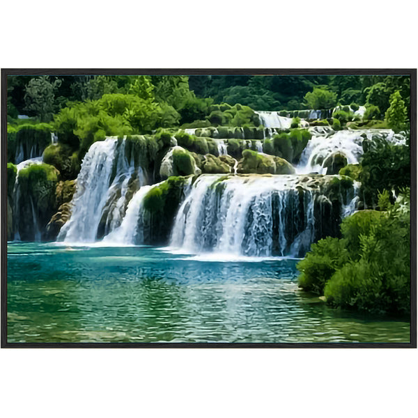 Eurotex Waterfall Design 2, Canvas Printed, Wall Art & Paintings