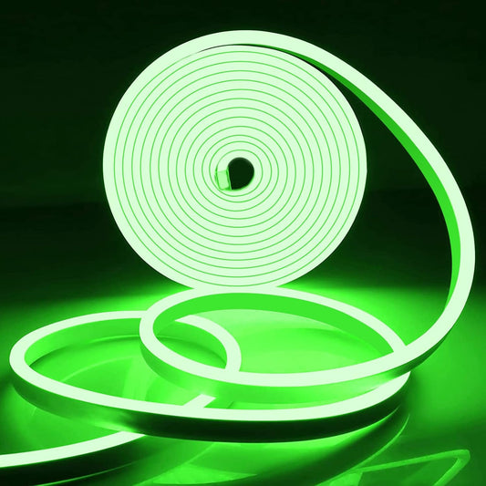 Eurotex 300 LEDs 5M Green Steady Neon Rope Light (Pack of 1)