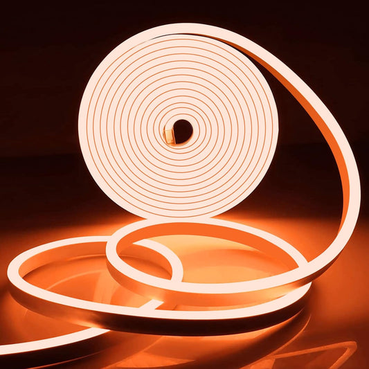 Eurotex 300 LEDs 5M Orange Steady Neon Rope Light (Pack of 1)