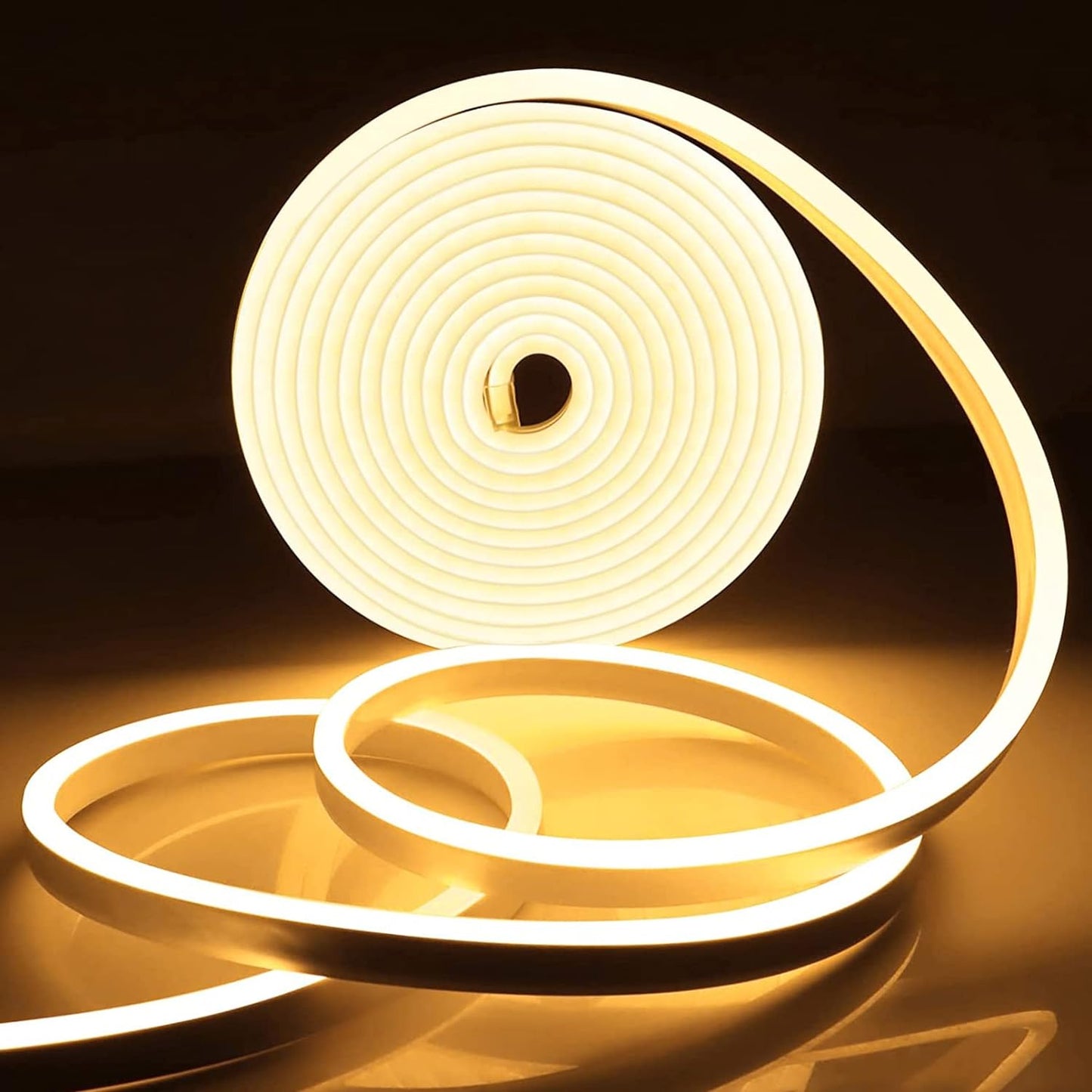 Eurotex 300 LEDs 5M Warm White Steady Neon Rope Light (Pack of 1)
