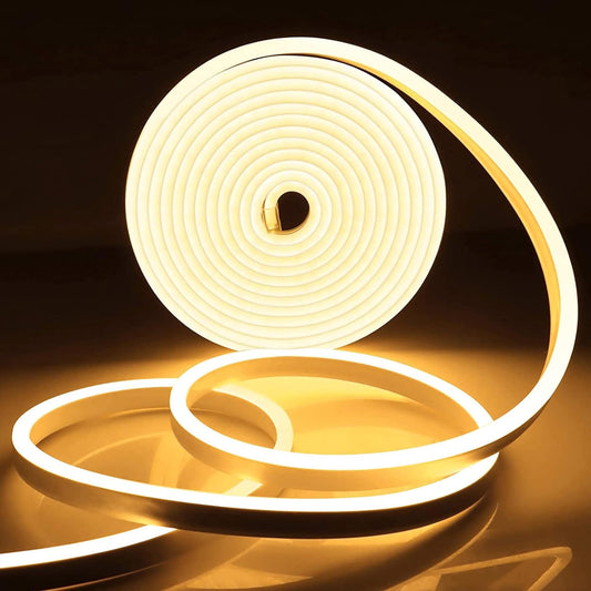 Eurotex 300 LEDs 5M Warm White Steady Neon Rope Light (Pack of 1)