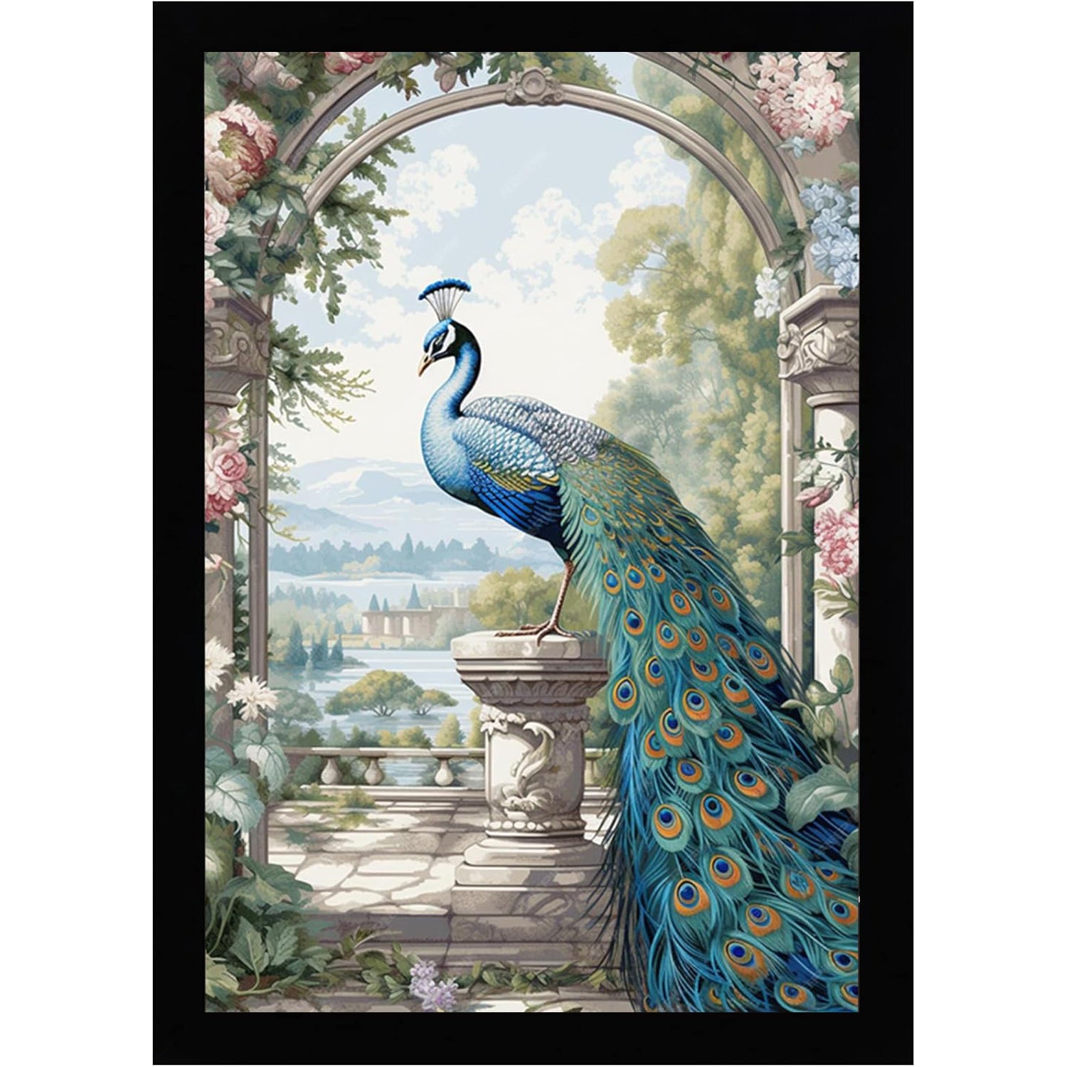 wall painting for drawing room