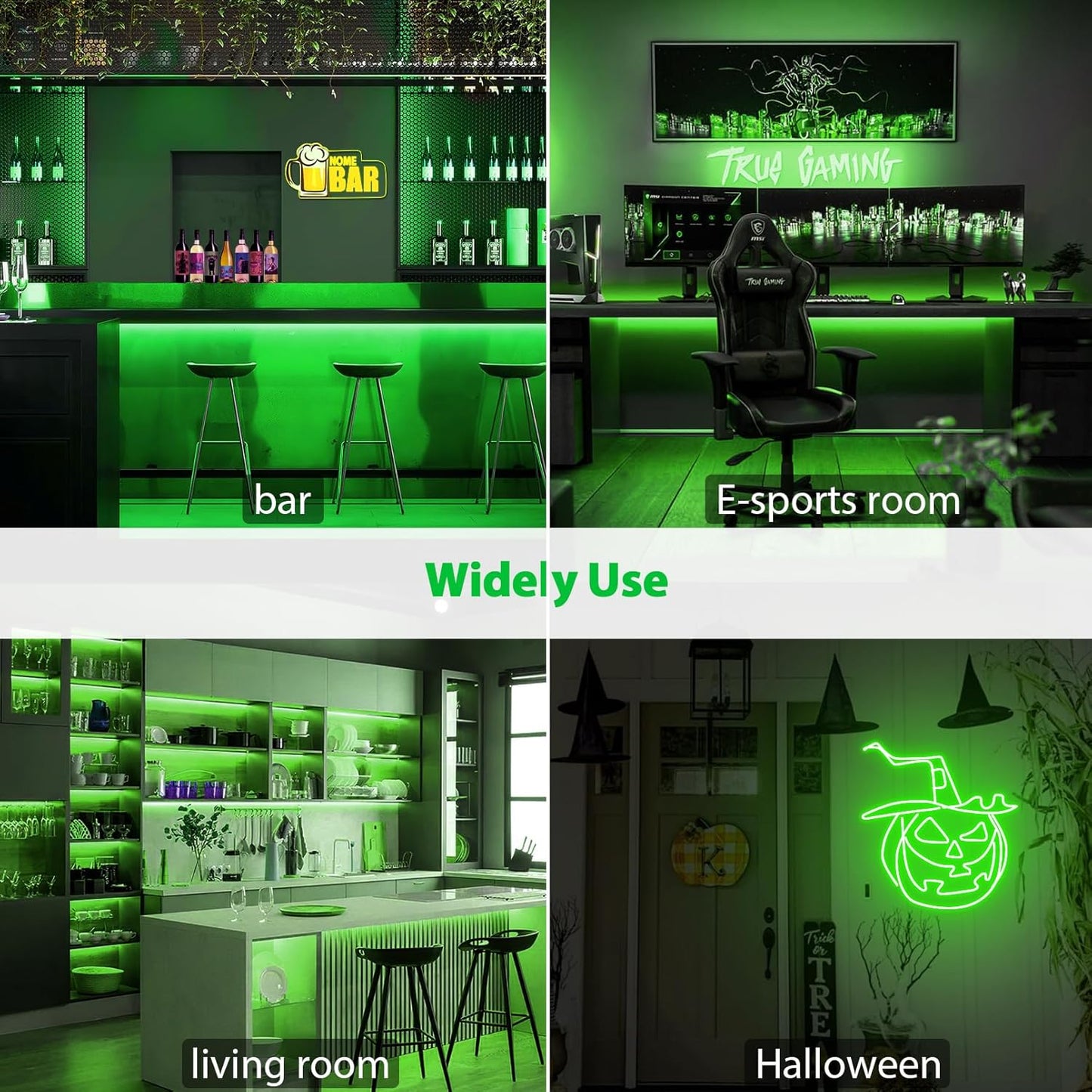 Eurotex 300 LEDs 5M Green Steady Neon Rope Light (Pack of 1)
