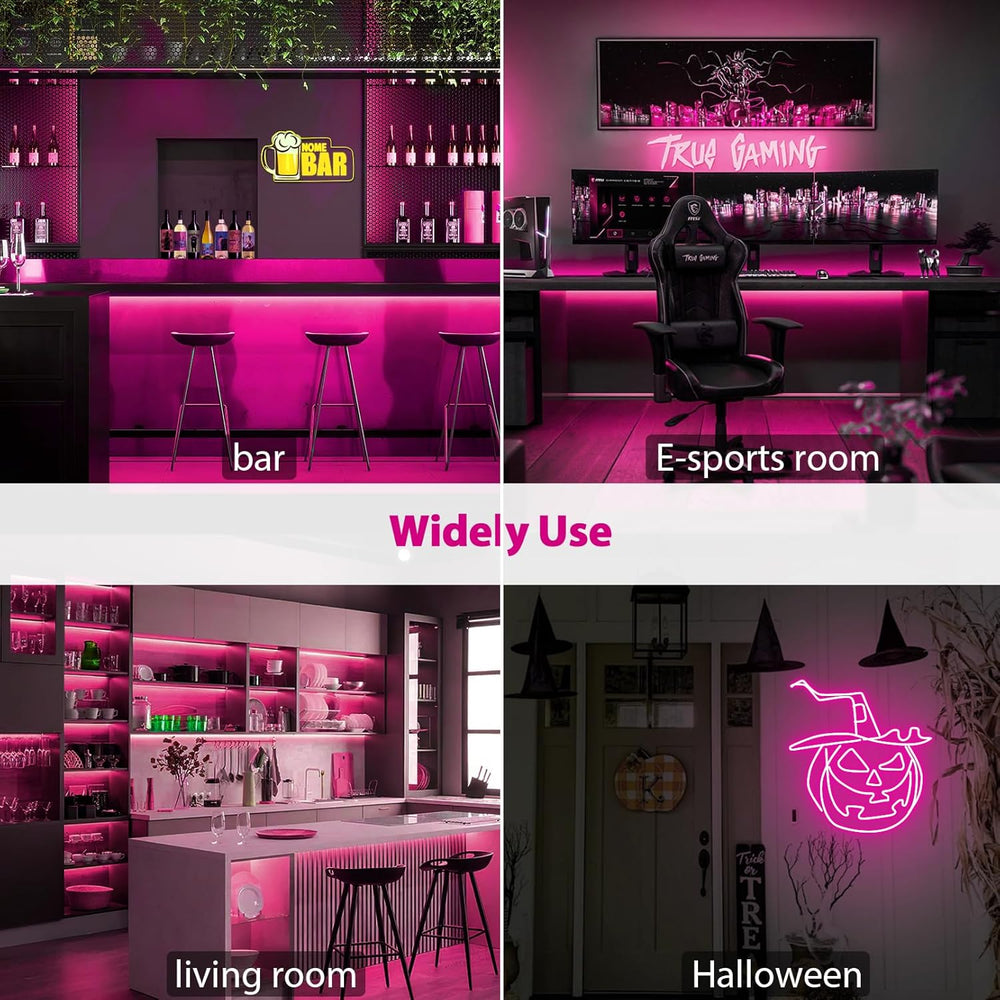 Eurotex 300 LEDs 5M Pink Steady Neon Rope Light (Pack of 1)