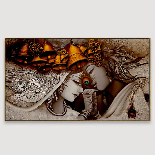 radha krishna painting