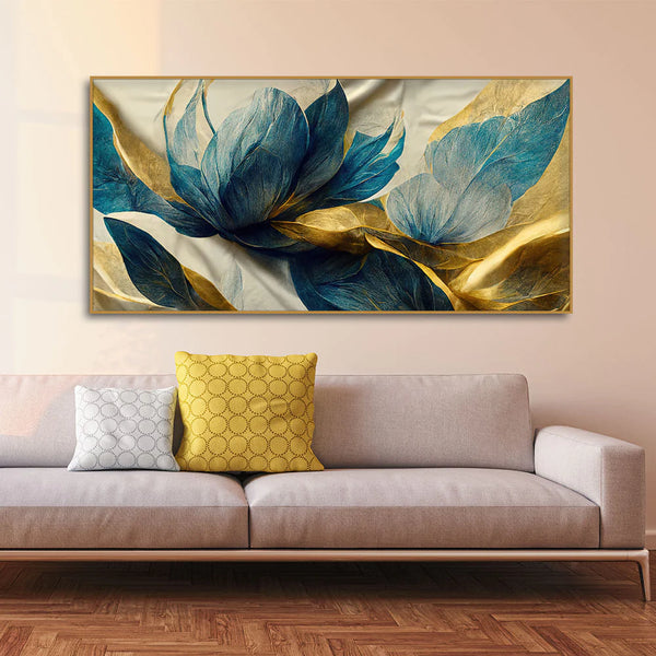 Eurotex Beautiful Lotus Pond, Canvas Printed, Wall Art & Paintings