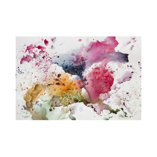 Eurotex Abstract watercolor, Framed Canvas Paintings (24x36 In) Eurotex