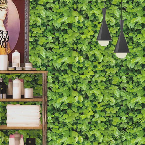 Eurotex Green Garden Design, Peel and Stick, Modern Self Adhesive Wallpaper - (45 cm x 300cm)