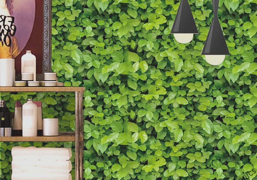 Eurotex Green Garden Design, Peel and Stick, Modern Self Adhesive Wallpaper - (45 cm x 300cm)