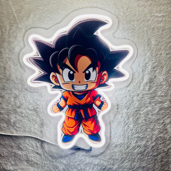Baby Goku Neon Create Your Own Neon Sign | LED Name Lights & Neon Décor