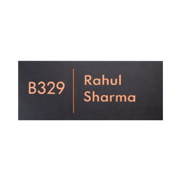Eurotex Custom Name Plate for Home