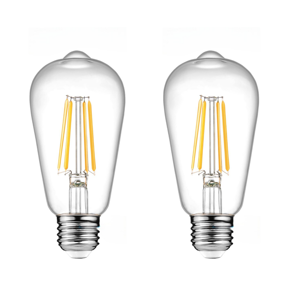 Eurotex 4W Base Filament Bulbs, Warm White, E27 E26 Bulb