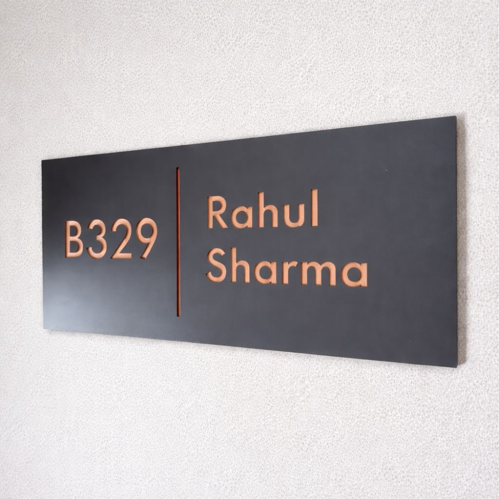 Eurotex Custom Name Plate for Home