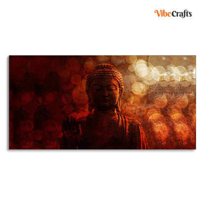 Eurotex Lord Buddha Sculpture, Canvas Printed, Beautiful Simple Wall Paintings Eurotex