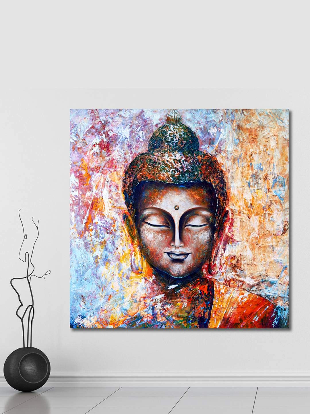 Eurotex Lord Gautam Buddha, Canvas Printed, Paintings for Living Room