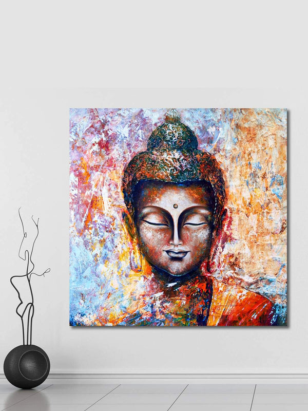 Eurotex Lord Gautam Buddha, Canvas Printed, Paintings for Living Room