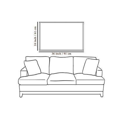 Eurotex Elegant Ram Janmabhoomi, Canvas Printed, Wall Painting For Drawing Room Eurotex