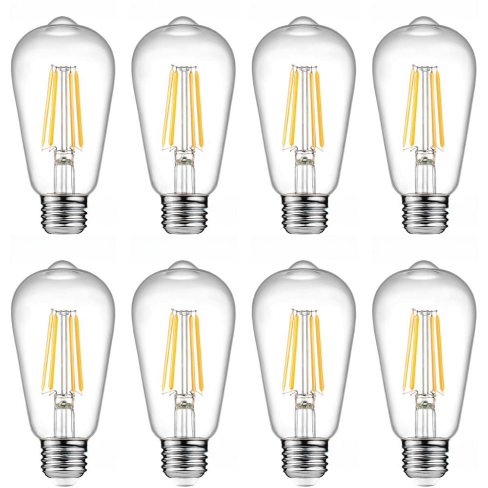 Eurotex 4W Base Filament Bulbs, Warm White, E27 E26 Bulb