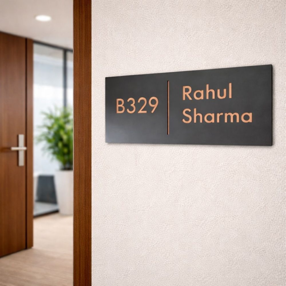 Eurotex Custom Name Plate for Home