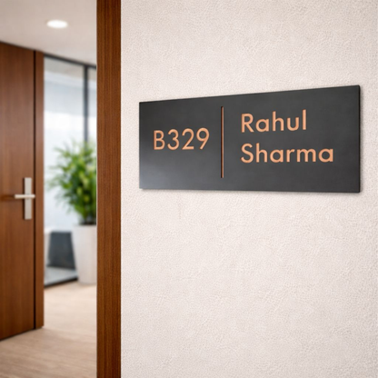 Eurotex Custom Name Plate for Home