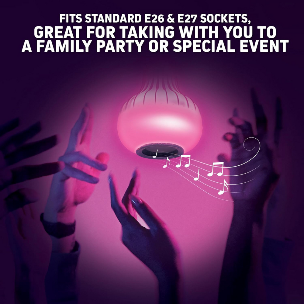 Eurotex 12 W RGB Led Bulb With Speaker, Bluetooth Enabled, With Colour Changing Remote