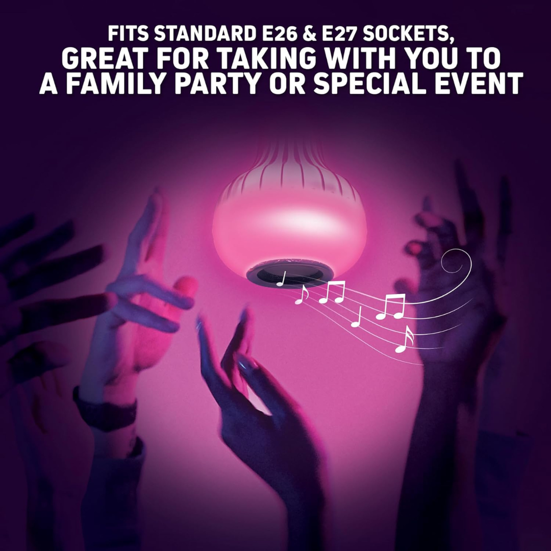 Eurotex 12 W RGB Led Bulb With Speaker, Bluetooth Enabled, With Colour Changing Remote