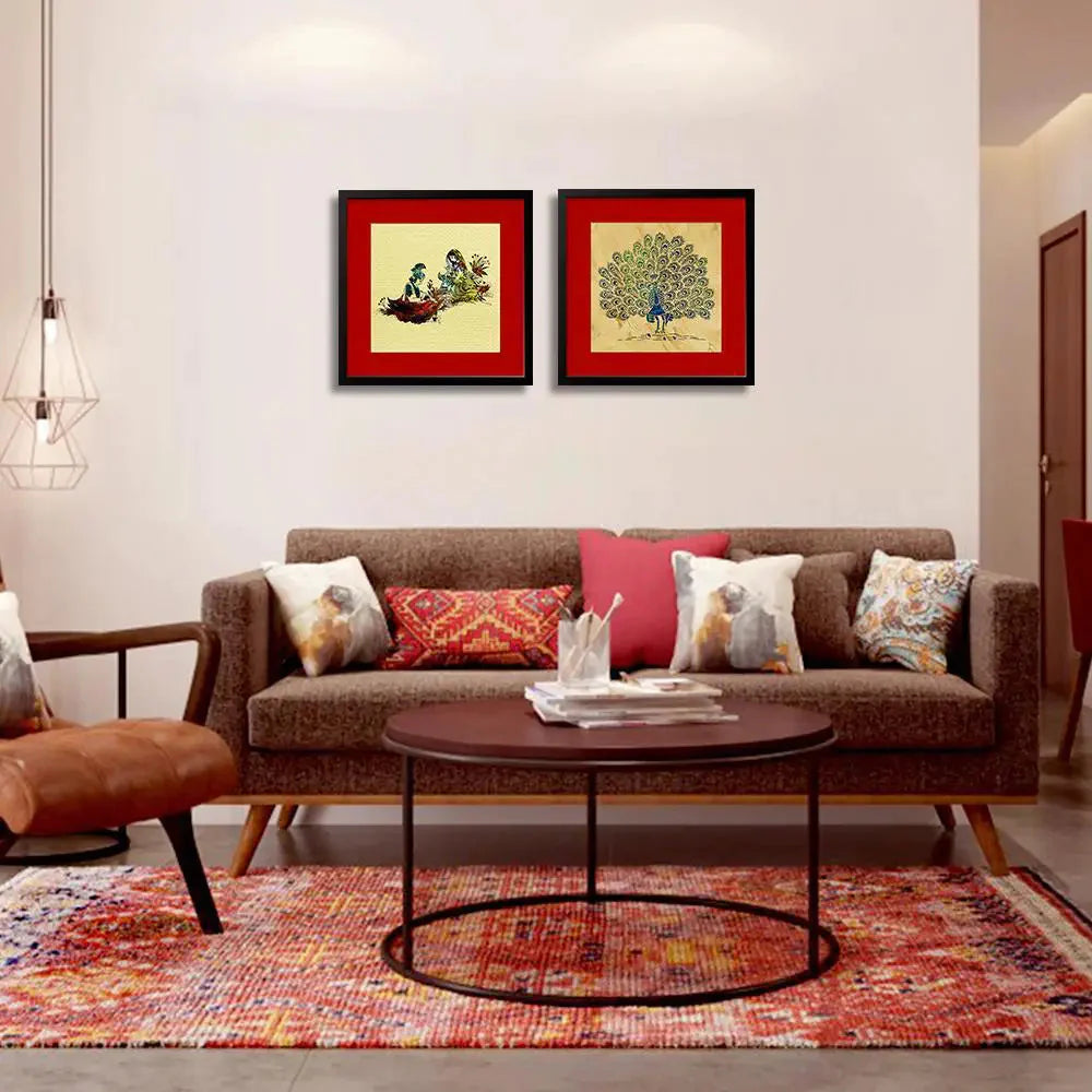 wall painting for drawing room