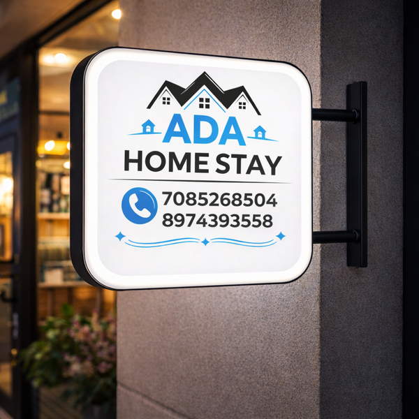 Eurotex Custom Lollipop LED Sign Board (Square)