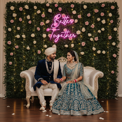 personalised neon light