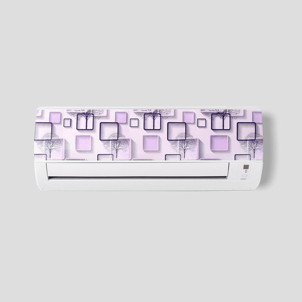 AC Stickers Air Conditioner Stickers for Home Living Office Fridge Sticker Wall Multicolored Vinyl Printed Stickers Standard Size (9113)
